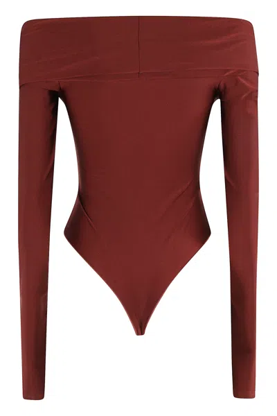 The Andamane Kendall Body In Burgundy