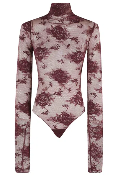 The Andamane Ziggy Lace Body In Red