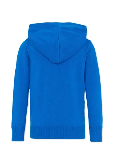 Mc2 Saint Barth Blue Sweater For Boy With Logo In Blue