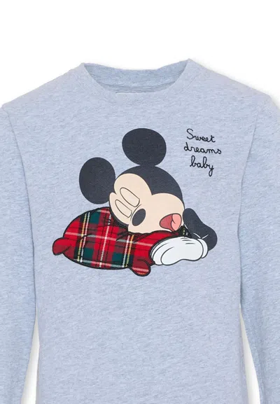Mc2 Saint Barth Multicolor Pajamas For Boy With Mickey Mouse In Multi