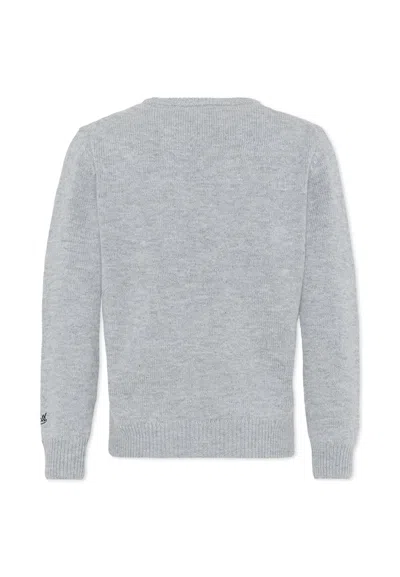 Mc2 Saint Barth Grey Sweater For Boy With Woodstock In Gray