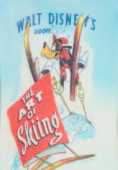 Mc2 Saint Barth Light Blue Sweater For Boy With Goofy In Blue