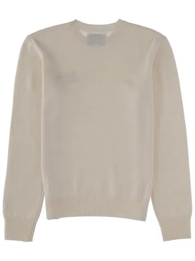 Mc2 Saint Barth New Queen Jersey With Embroidery In White