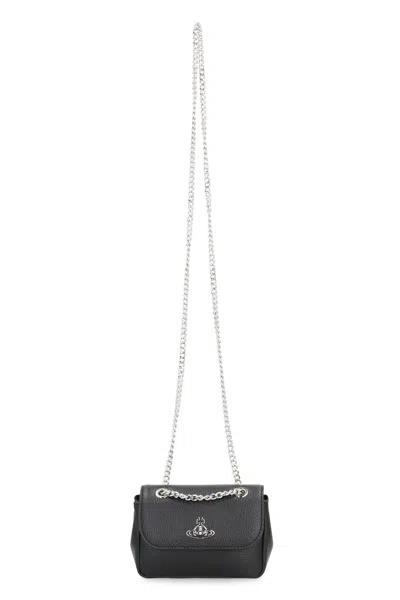 Vivienne Westwood Mini Shoulder Bag Purse Chain In Black