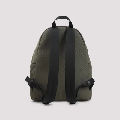 Moncler Pierrick Backpack Adjustable Straps Top Handle In Green