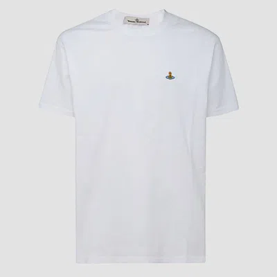 Vivienne Westwood White Cotton T-shirt In White