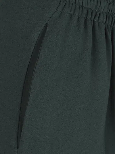 Ermanno Scervino Trousers Elastic Waistband Side Pockets Design In Green