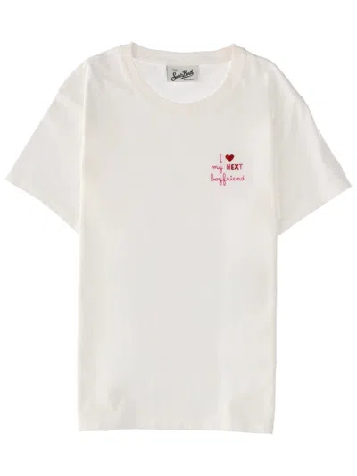 Mc2 Saint Barth Cotton T-shirt In White