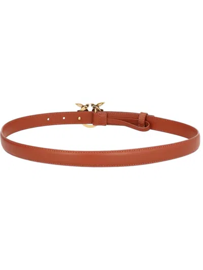 Pinko Love Berry Belt In Brown