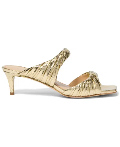 Michael Kors Michael  Women's Kiana Kitten Heel Sandals In Neutral