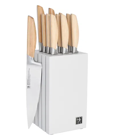 Henckels Pakka 13-pc. Knife Block Set In White