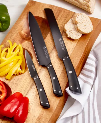 Henckels Noir 3-pc. Starter Set In Black