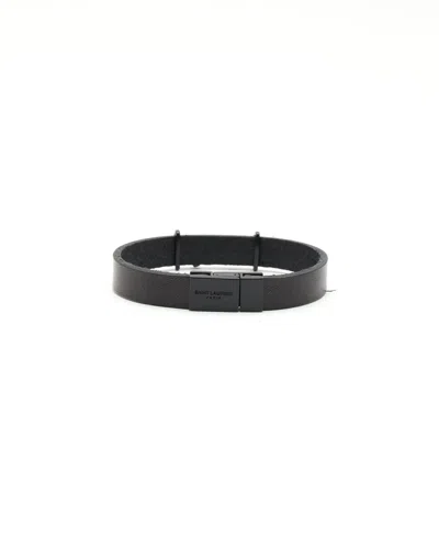 Saint Laurent Logo Bracelet In Multi