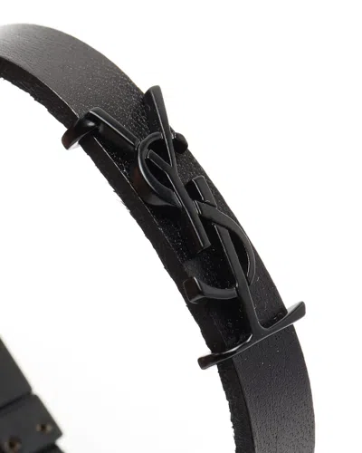 Saint Laurent Logo Bracelet In Multi