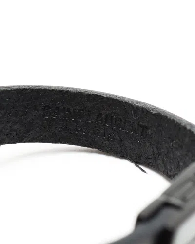 Saint Laurent Logo Bracelet In Multi