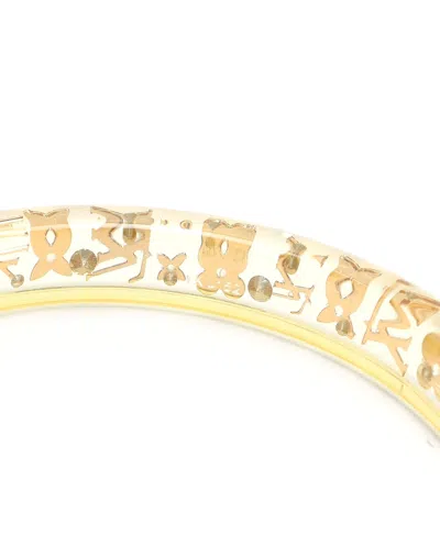 Pre-owned Louis Vuitton Lv Sparks Bangle In Sand