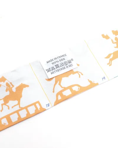 Pre-owned Hermes Hermès Silk Twilly In Multi