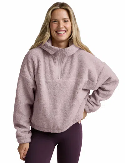 Beyond Yoga Women's Unity 1/4 Zip Hoodie In Purple