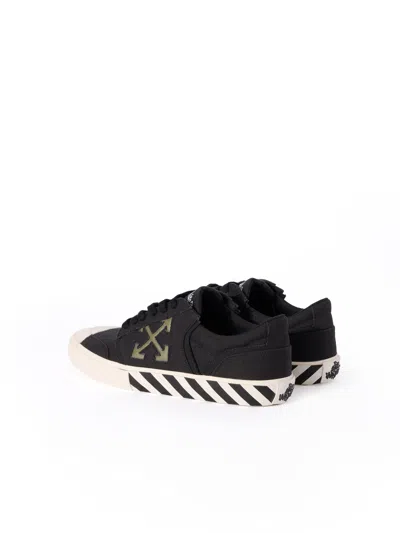 Off-white Vulcanized Undercut Sneakers In Black