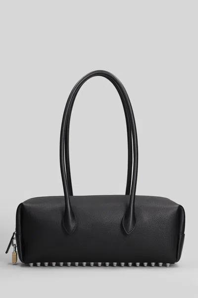 Alexander Wang Medium Roux Key-charm Shoulder Bag In Black