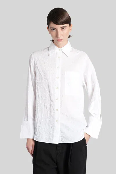 Amish Ripple  Shirt In White