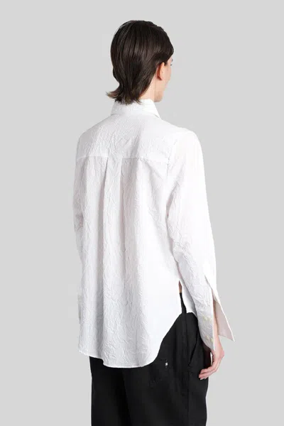 Amish Ripple  Shirt In White