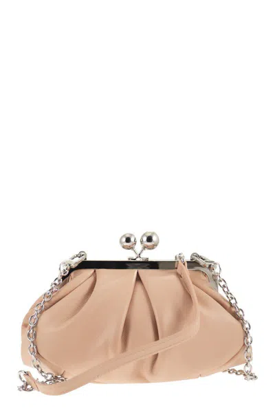 Weekend Max Mara Prati - Leather Pastry Bag In Neutral
