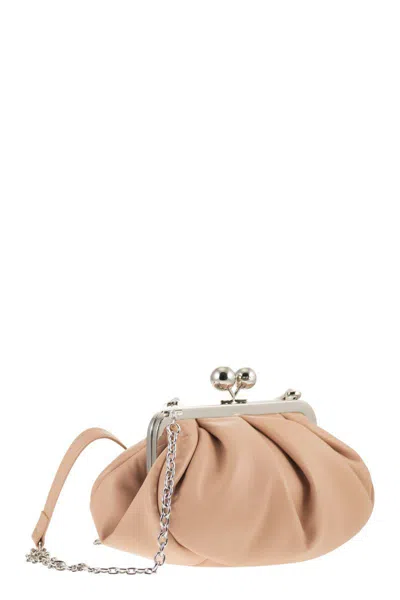 Weekend Max Mara Prati - Leather Pastry Bag In Neutral