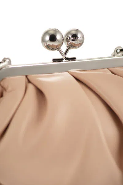 Weekend Max Mara Prati - Leather Pastry Bag In Neutral