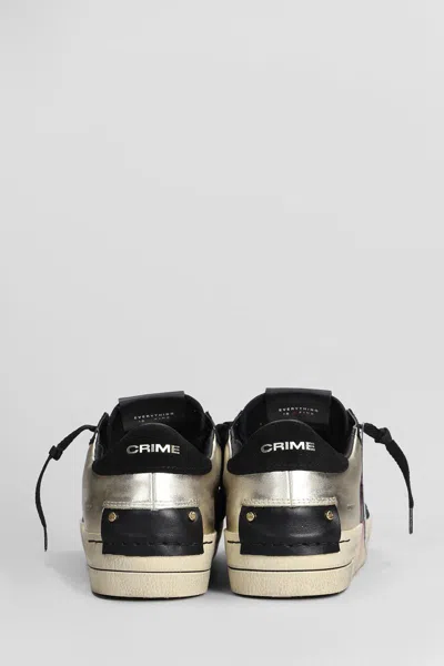 Crime London Sk8 Deluxe Sneakers In Black
