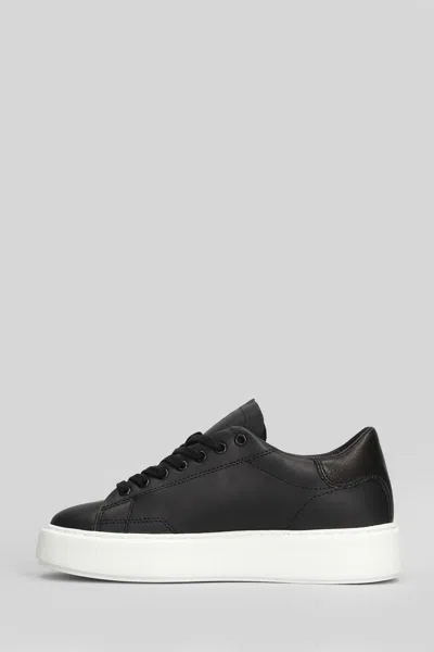 Date D.a.t.e. Sfera Sneakers In Black
