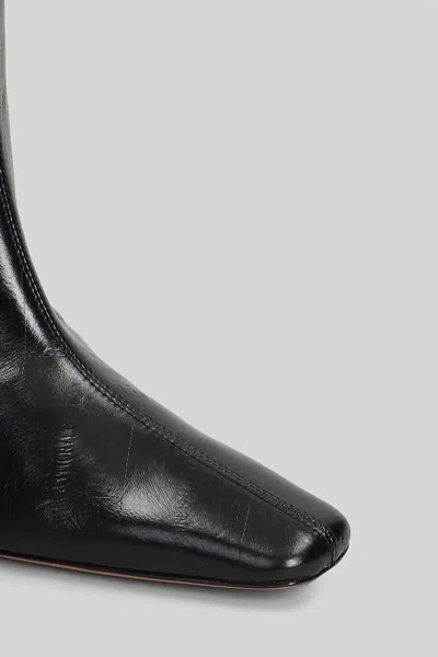 Aldo Castagna Sandy High Heels Ankle Boots In Black