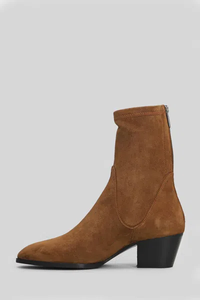 Evaluna Texan Ankle Boots In Brown