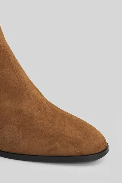 Evaluna Texan Ankle Boots In Brown