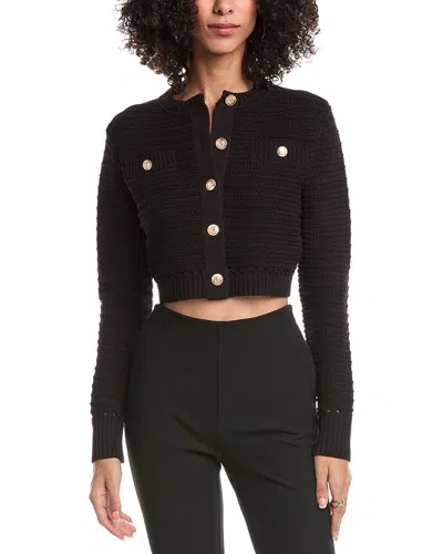 Toccin Miller Crewneck Cardigan In Black