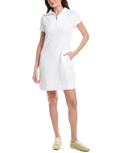 Tommy Bahama Tobago Bay 1/2-zip Mini Dress In White