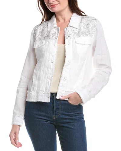 Tommy Bahama Two Palms Flora Fresco Linen Jacket In White