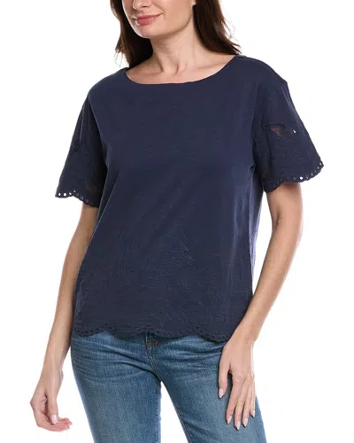 Tommy Bahama Flora Fresco Lux T-shirt In Blue