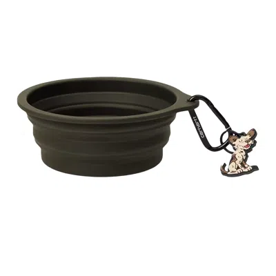 Pre-owned Carhartt Wip Wild Dog Foldable Bowl 'olive/wax' | Green | Men's Size Onesize