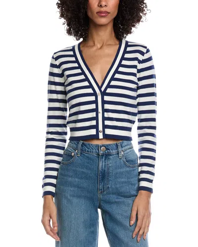Alice And Olivia Alice + Olivia Grace Cardigan In Blue
