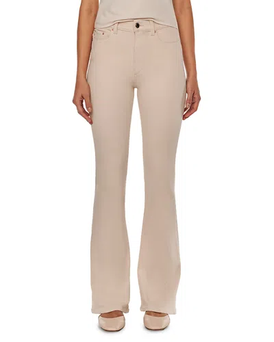 Dl1961 Bridget Boot High Rise Instasculpt Jeans In Flax In Neutral