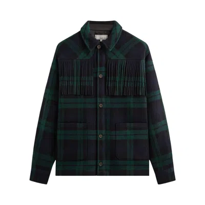 Pre-owned Kith & Kin Bonded Wool Abel Shirt 'eve' | Multi-color | Men's Size L