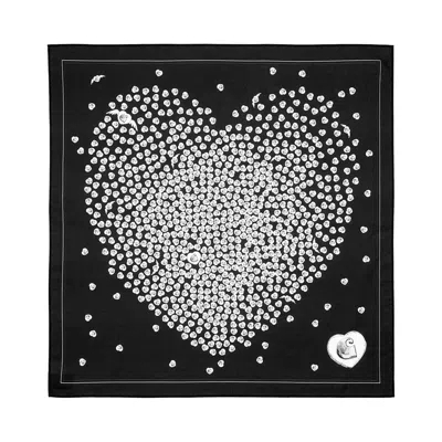 Pre-owned Carhartt Wip Heart To Hartt Bandana 'black' | Men's Size Onesize