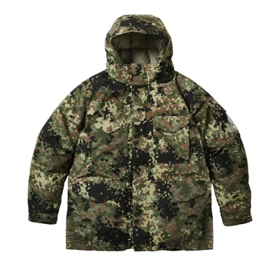 Pre-owned Palace Gore-tex Windstopper Down Parka 'flecktarn Camo' | Green | Men's Size L