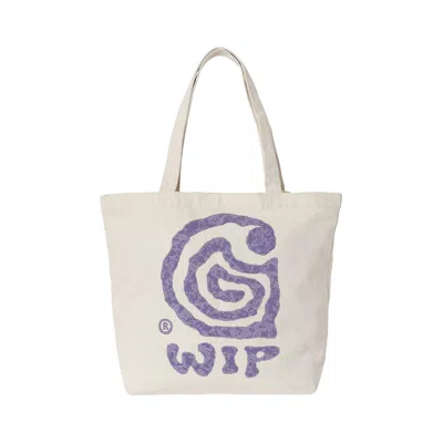 Pre-owned Carhartt Wip Canvas Graphic Tote 'helix Print/natural' | Multi-color | Men's Size Onesize