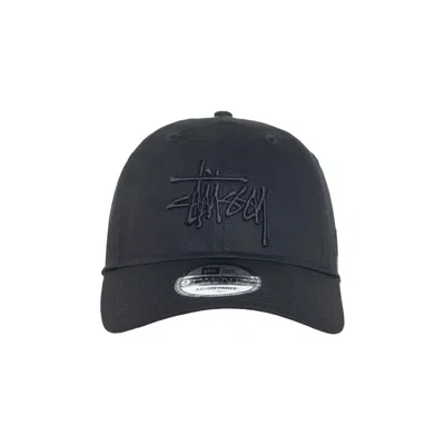 Pre-owned Stussy New Era 9twenty Basic Strapback 'shadow' | Black | Men's Size Onesize