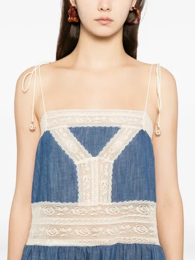 Zimmermann Awaken Dress In Blue