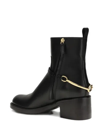 Chloé Womens Chloe Dakota Leather Ankle Boots In Black