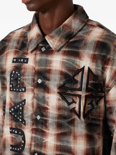 Guapi Rhinestone-embellishment Shirt In Brown