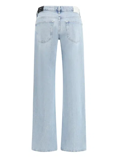 7 For All Mankind Belt-loop Five-pocket Jeans In Blue